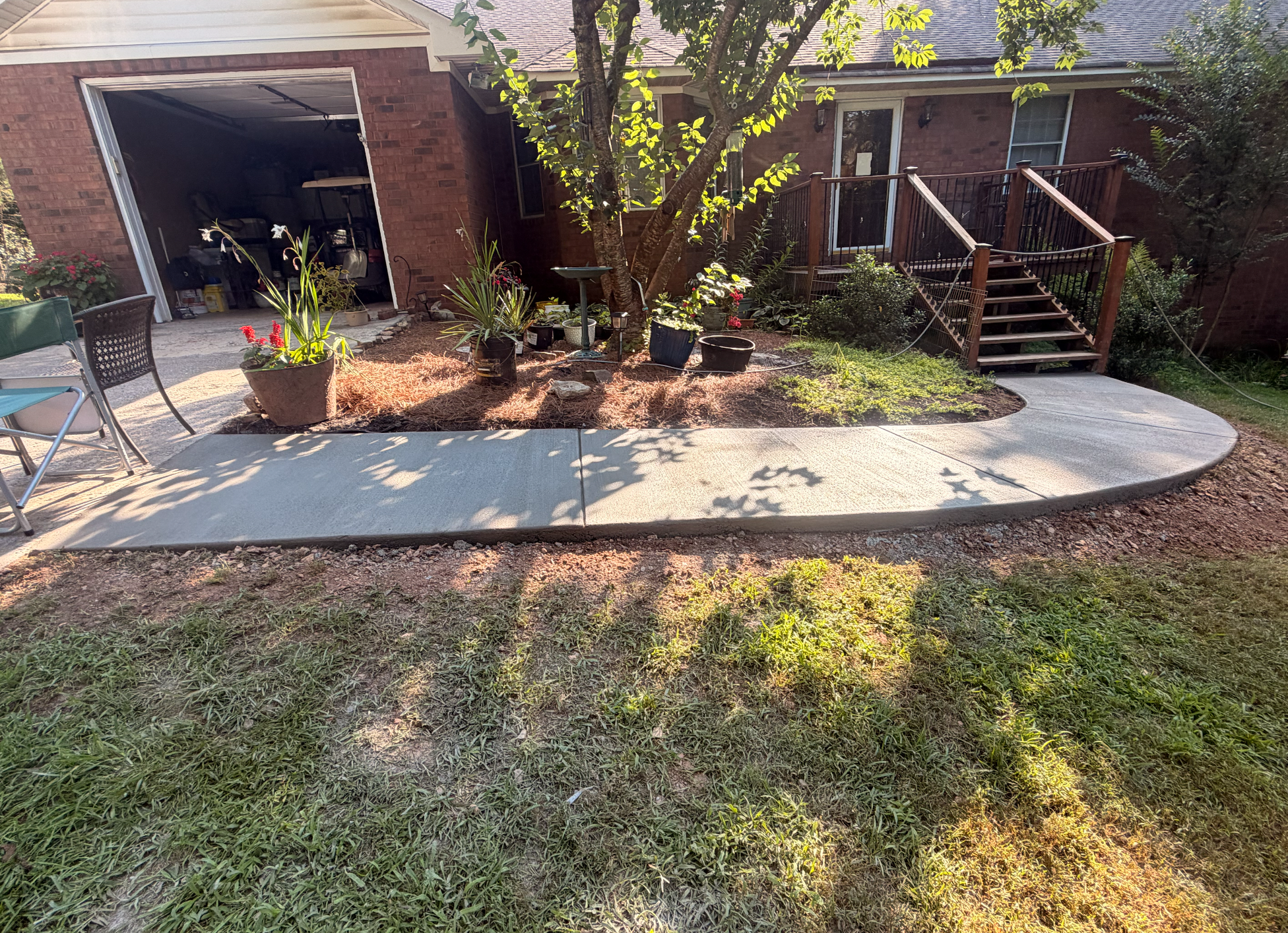 Concrete driveway and patio work in Adairsville, GA